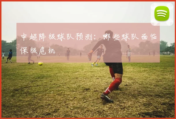 中超降级球队预测：哪些球队面临保级危机
