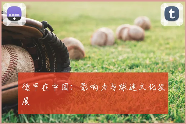 德甲在中国:影响力与球迷文化发展